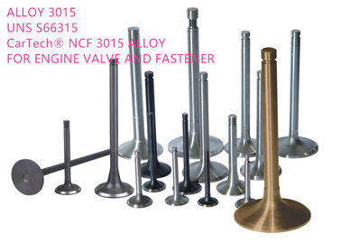 Alliages de haute performance de soupapes d'échappement, résistance à la corrosion d'alliage de base de nickel de fer