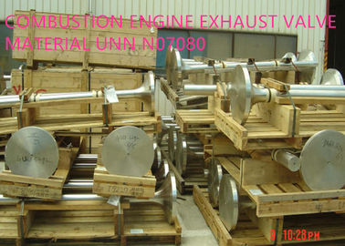Alliages de soupape d'échappement d'UNS N07080 pour la soupape d'échappement de moteur à combustion interne de puissance élevée