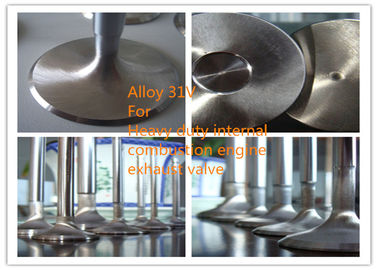 La barre ronde/la soupape échappement de pièces forgéees allie pour la soupape d'échappement résistante de moteur à combustion interne